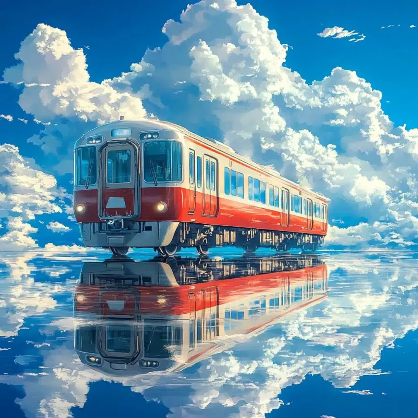 Anime Train In Sky 2