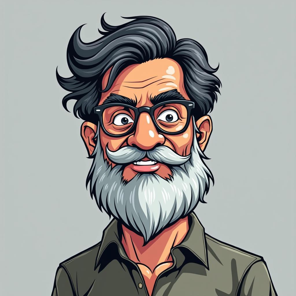 Bespectacled Indian Man as a Funko Pop