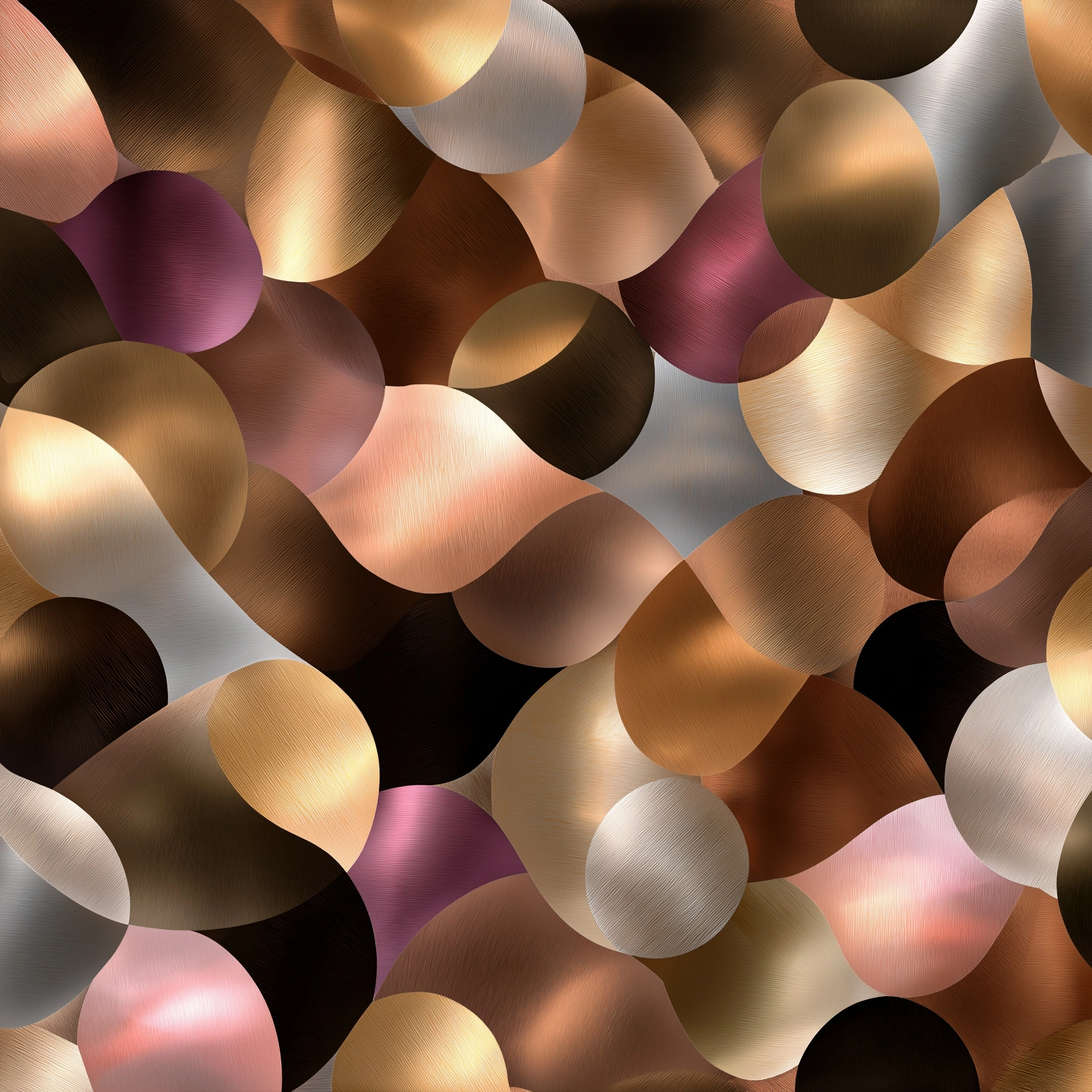 Seamless repeating textile pattern representing a fictional ‘Northern glamour skin’. Surface appears