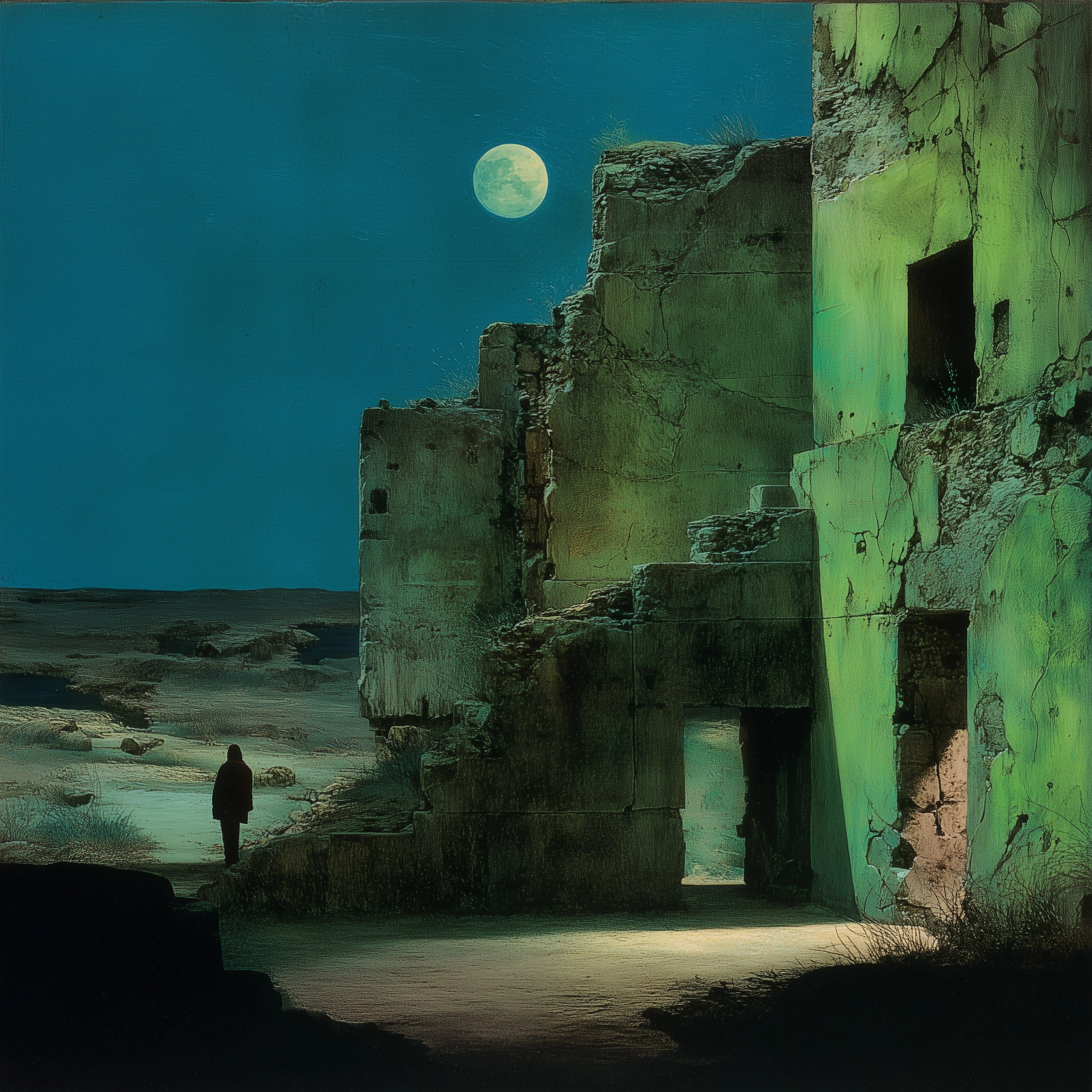 Old truths crumble like ancient stone Every path says walk alone But in the silence of the night I f