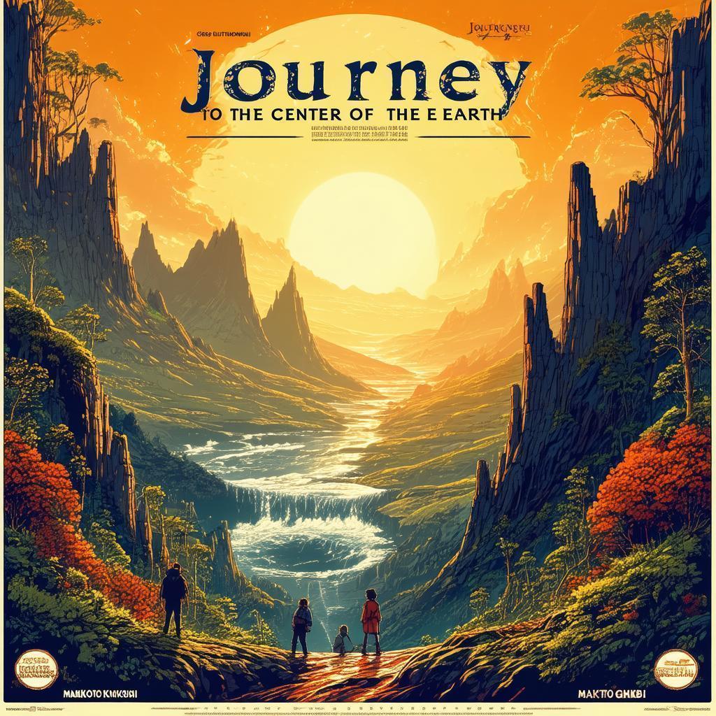 Journey to the Center of the Earth Poster