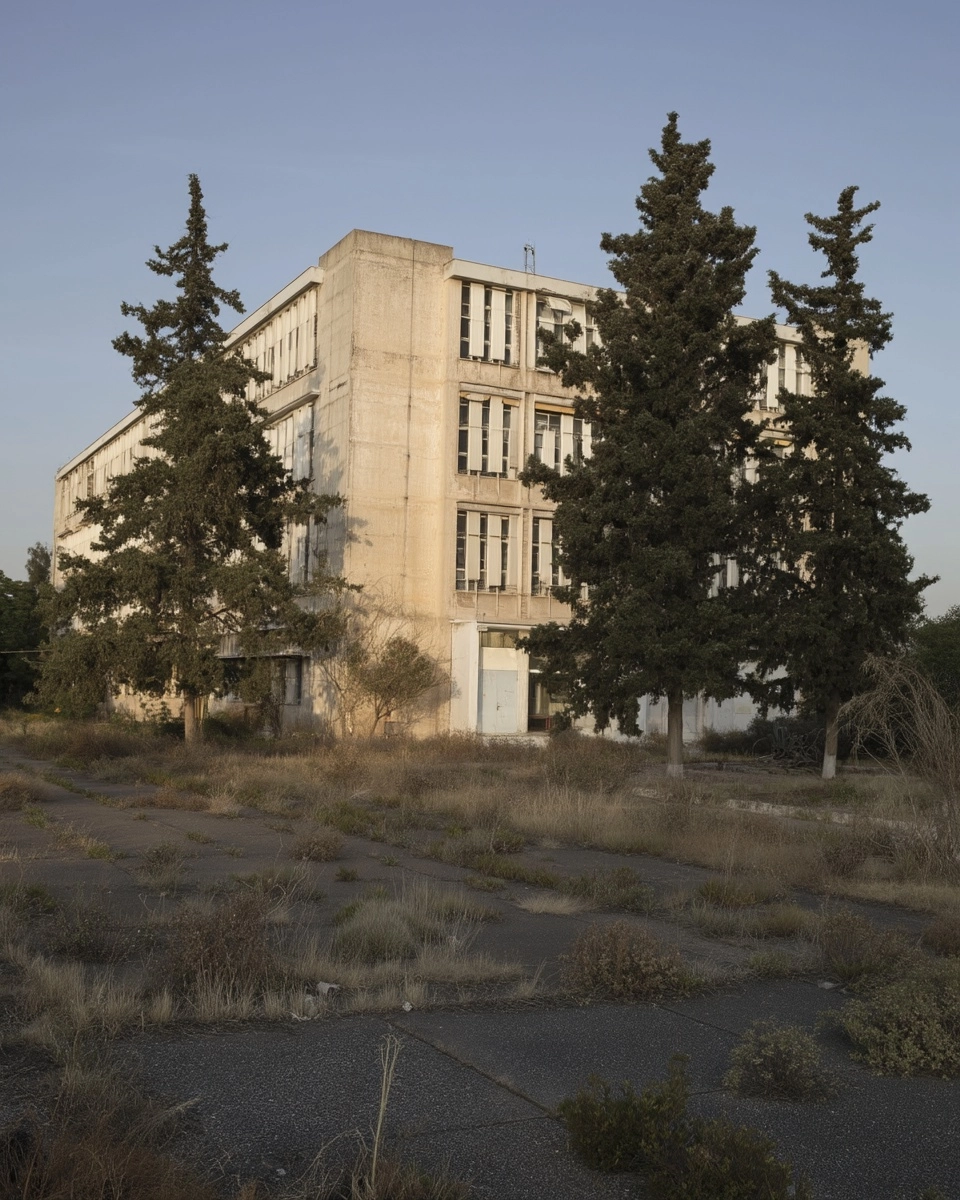 A photo, transmission from the Greek gymnasium