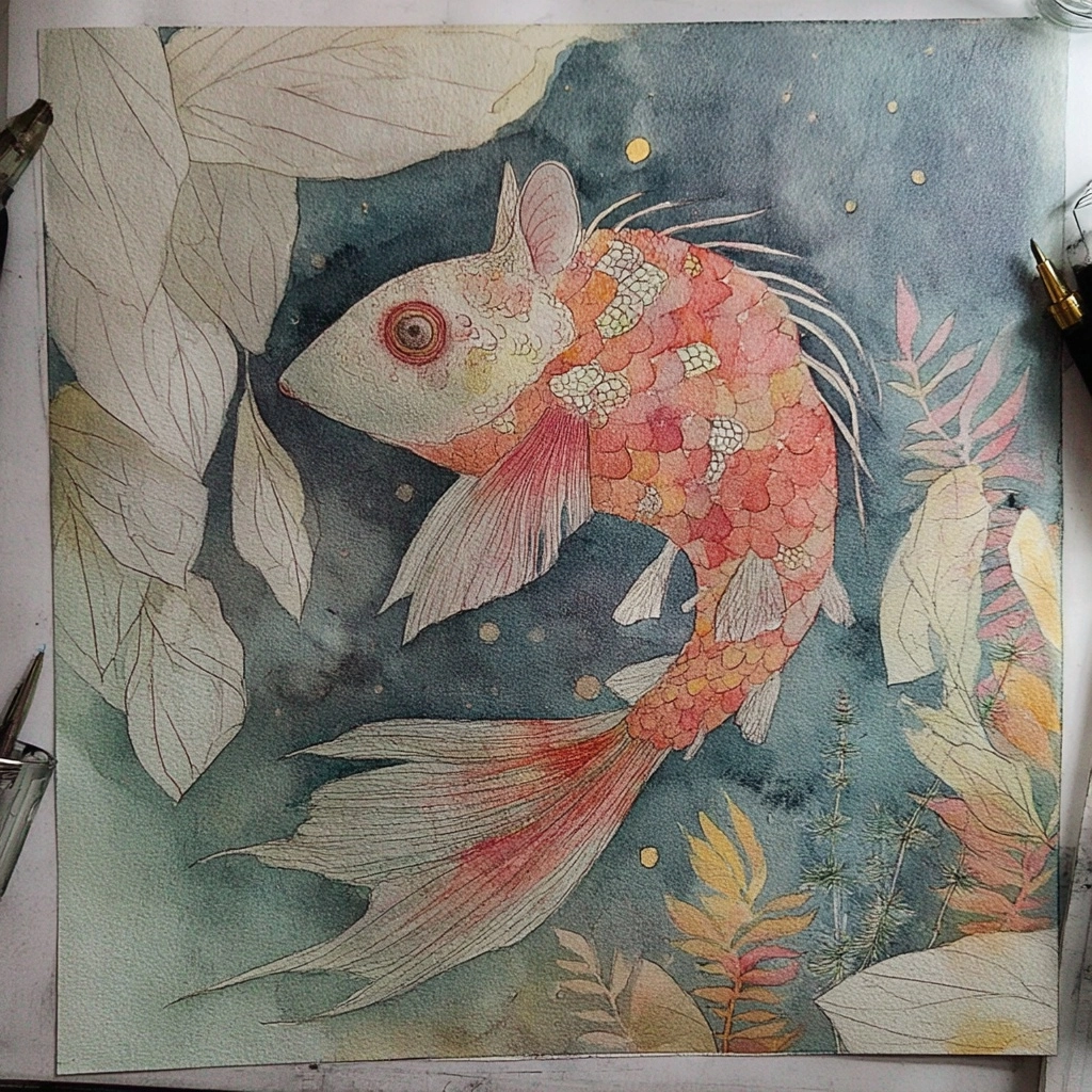 Rat-fish hybrid creature remembers the past deliberating deliberate delivering its organs