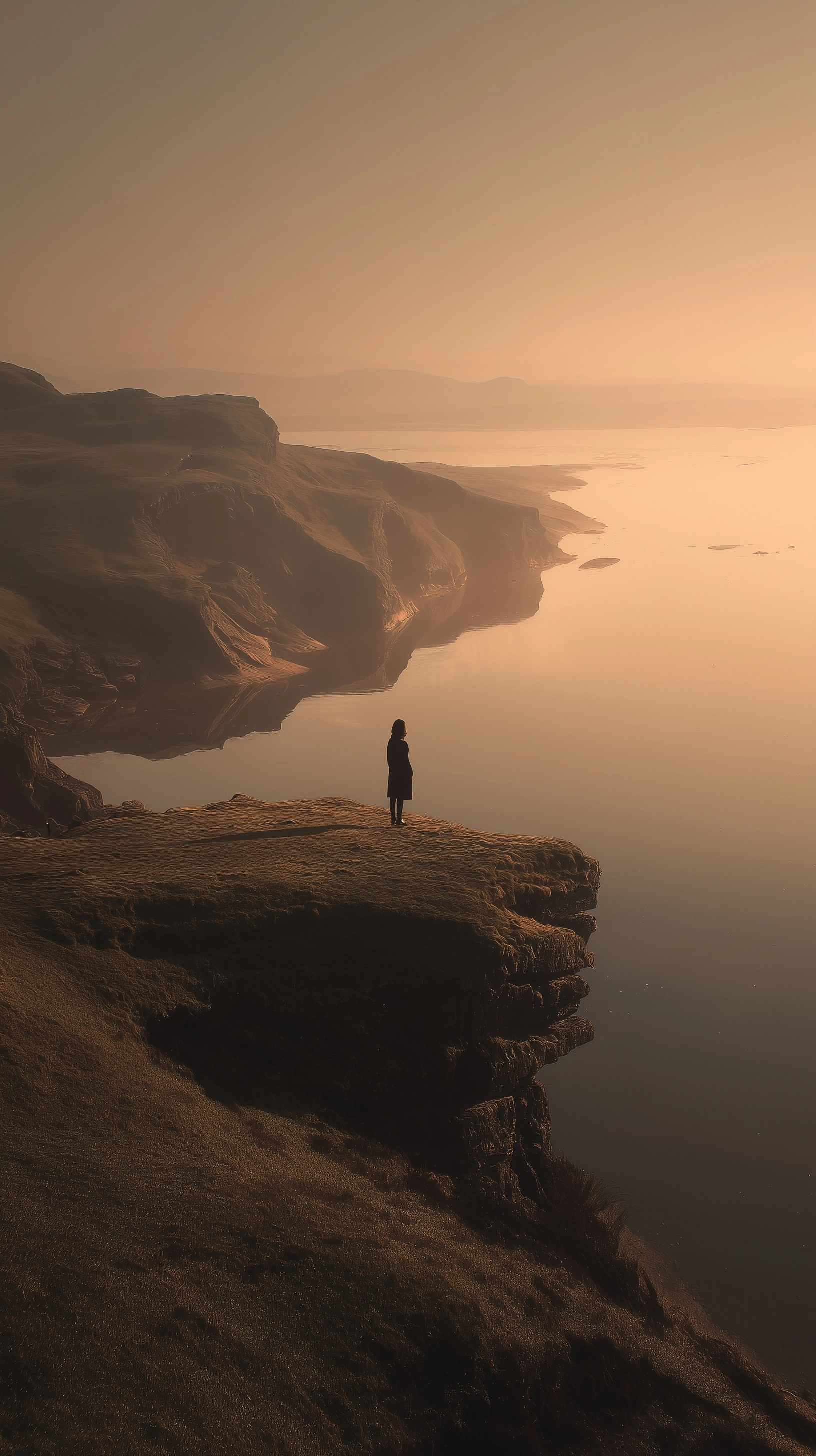 Personne regardant vers l’horizon