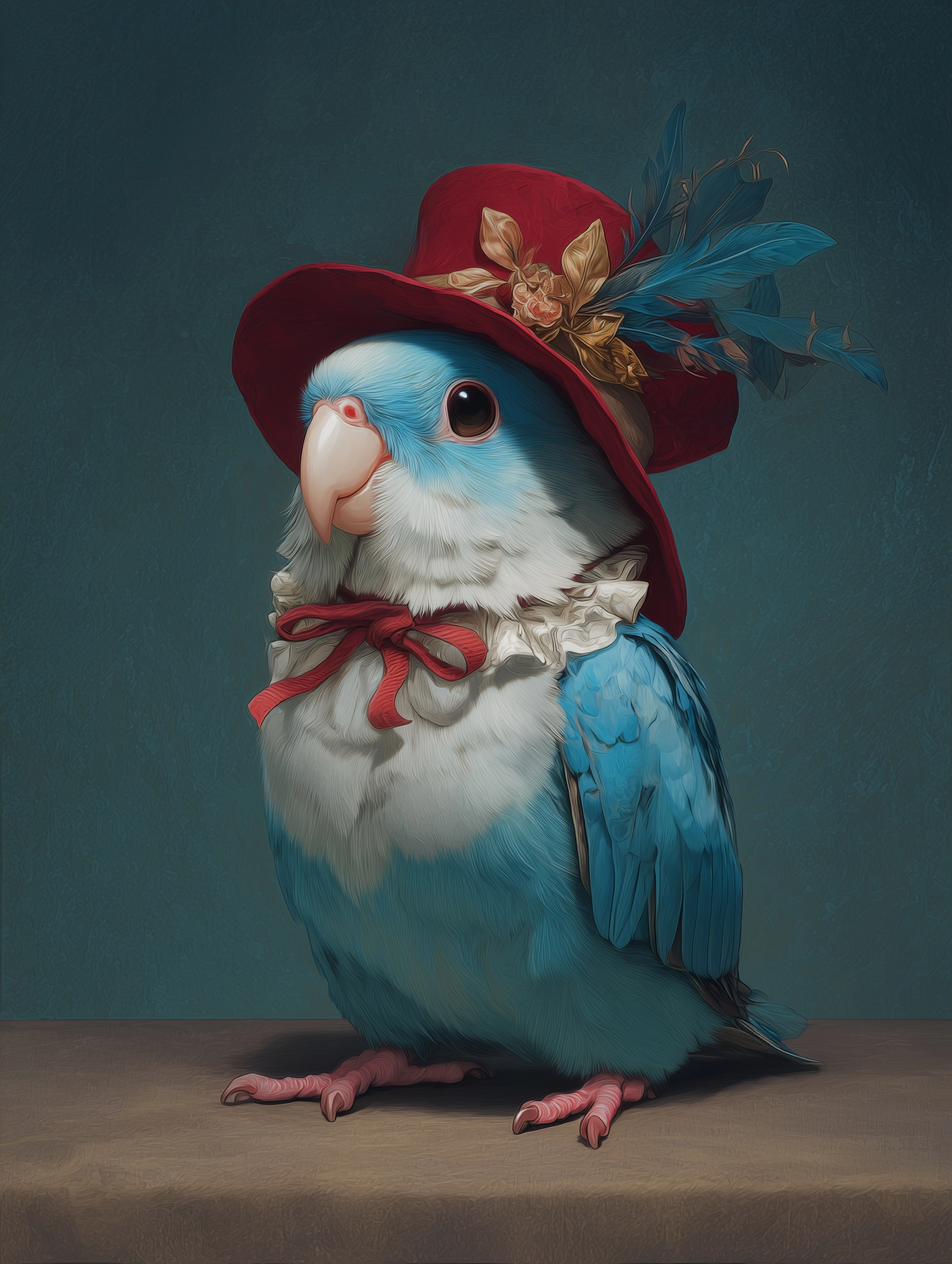 Cute Blue Bird Animation Style