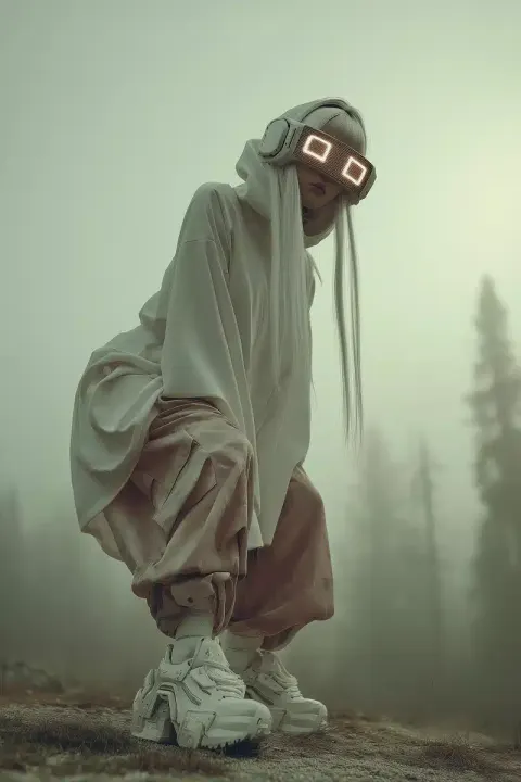 Cinematic Cyborg Chasing Demon