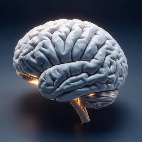 3D Brain Generating AGI in Stark Light
