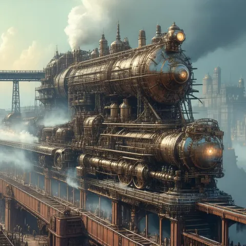 Dieselpunk Volgograd and The Motherland Calls