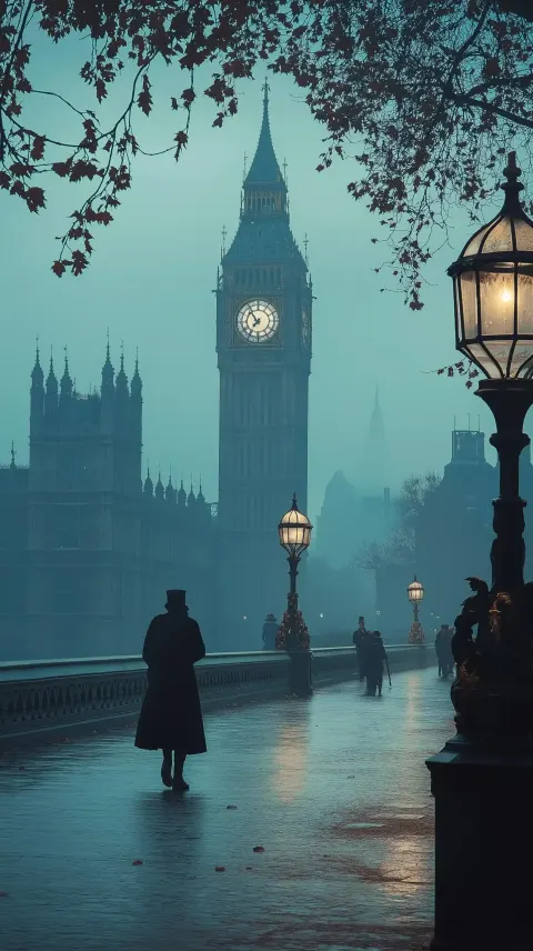 Victorian London Illustration