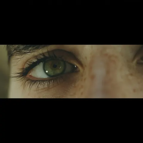 Eye of the beholder, post apocalyptic atmosphere, extreme close up, by Xavier Dolan