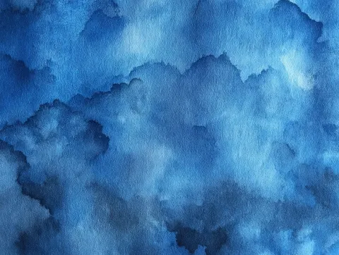 Dark blue abstract watercolor background