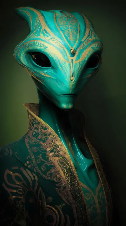 A beautiful alien