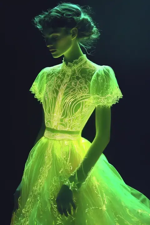 Neon Edwardian Attire