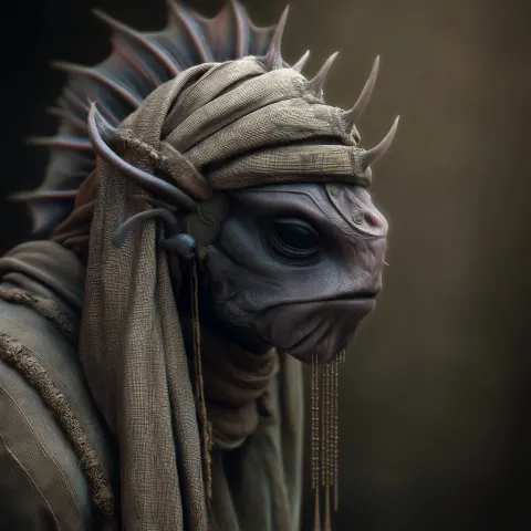 Arabian humanoid cursed fish