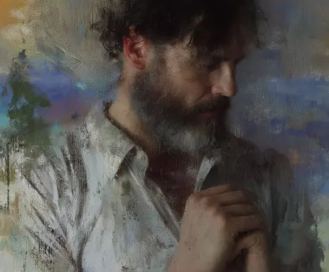 ... same base prompt ... sweat-soaked collar, dirt smudges, subtle grease marks
