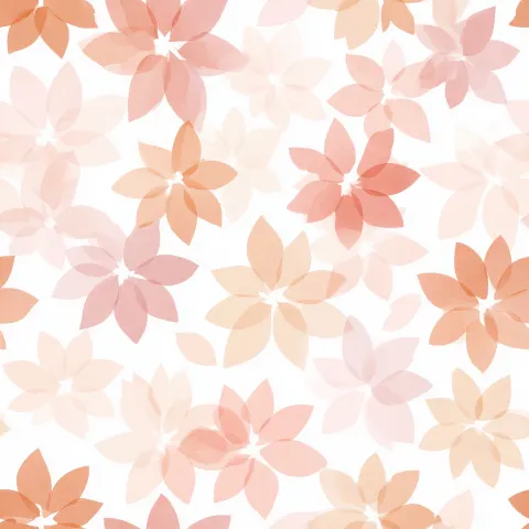 Pale pink and peach petals against a white background, creating a simple, minimalist