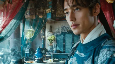 Ming Dynasty Young Nobleman in an Imperial Hall