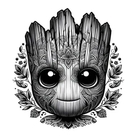 SVG: Baby Groot