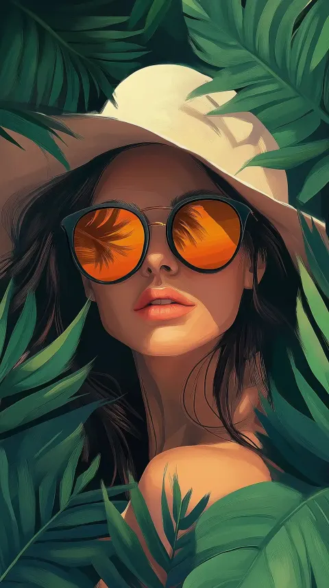 Summer Illustration Landscape