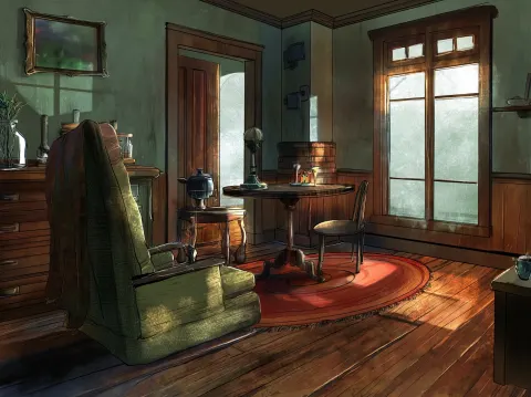 An old house interior
