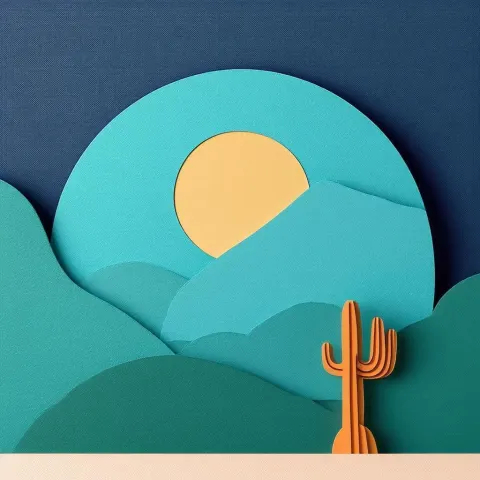 Gravity Told in Playful Cutout Animation Shapes