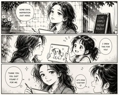 Retro Manga Redraw