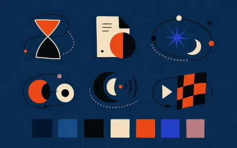 Abstract Vector Icon Asset Board