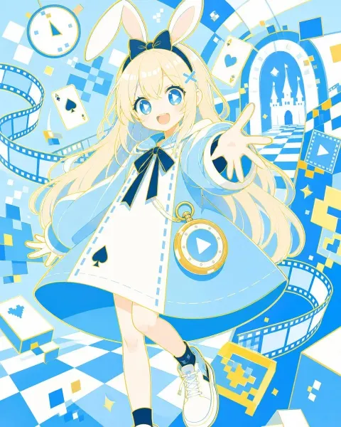 Neo Alice Video Wonderland Anime Poster
