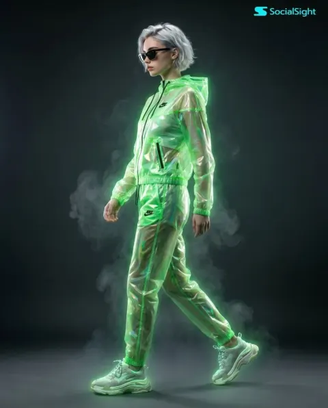 Cyberpunk Futuristic Fashion Editorial