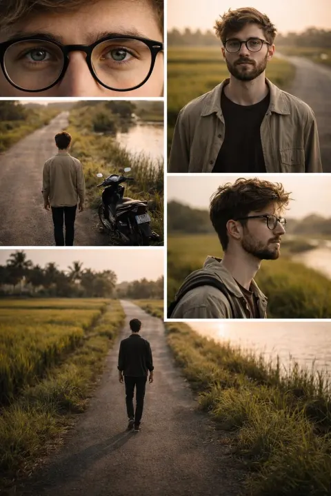 Golden Rice Field Wanderer