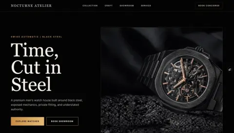 Luxury Watch Hero