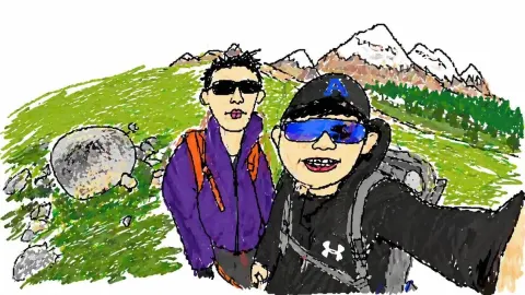 Hiking Doodle Journal