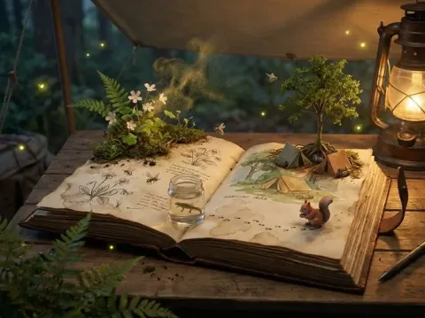 Field Sketch Photorealism Scene