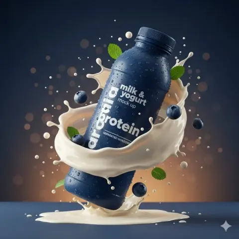 Ice Blue Protein Splash