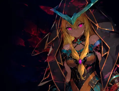 Dark Fantasy Anime Sorceress