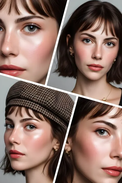 Korean Glass Skin Collage