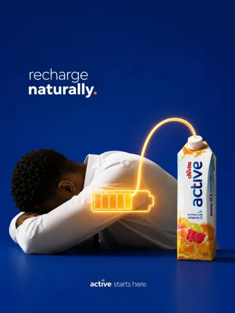 Natural Energy Beverage Ad