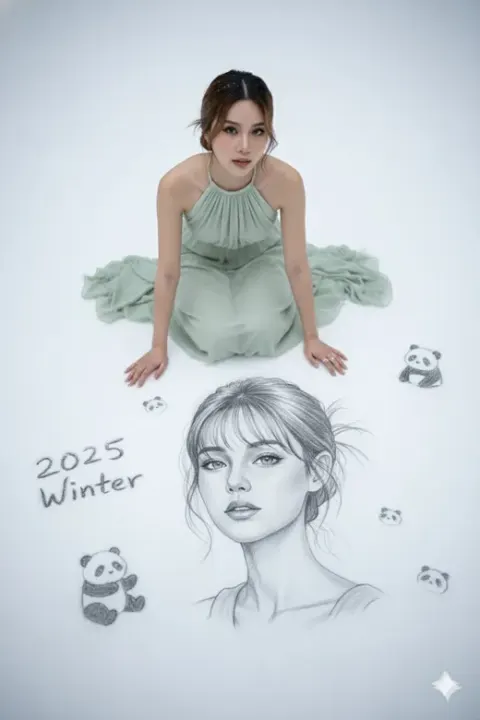 Girl's Pencil Sketch
