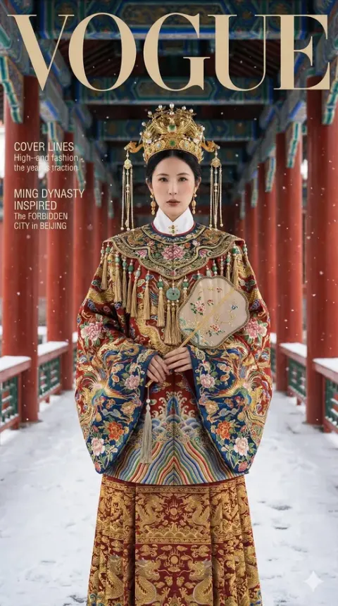 A Chinese Woman's Photo Series: Forbidden City