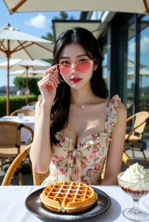 A Beautiful and Charming Young Woman