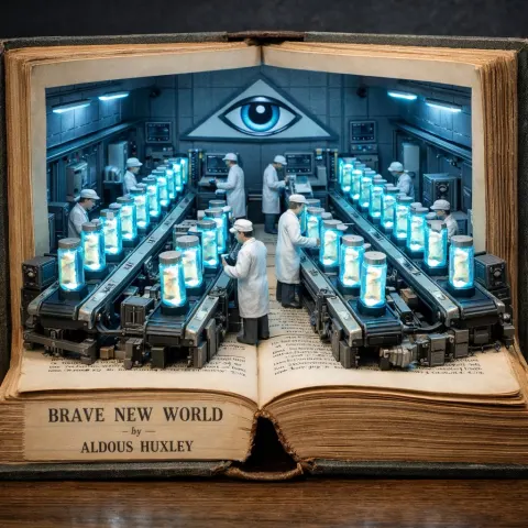 Surreal Diorama from 'Brave New World'
