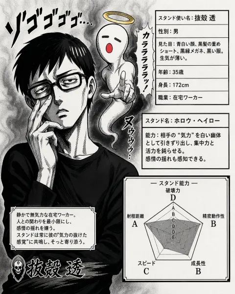 JoJo-Style Stand Character Card