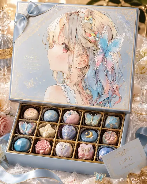 Moonlit Anime Chocolate Box