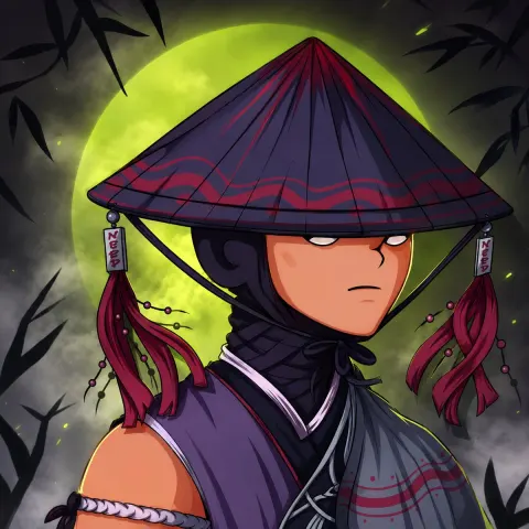 Cyberpunk Samurai and Ninja Art