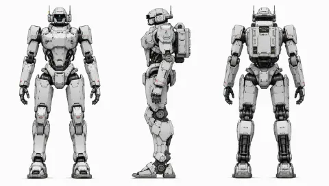 Industrial Humanoid Robot Blueprint