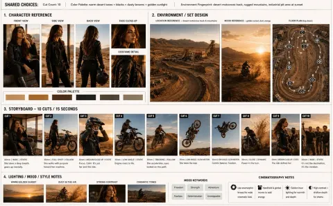 Motocross Legend Storyboard