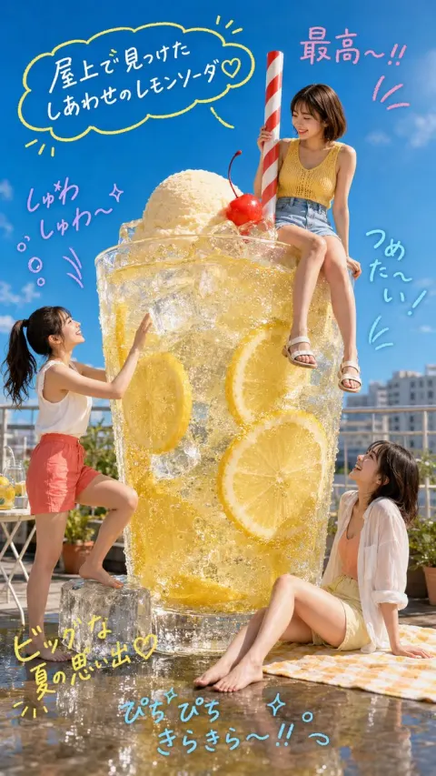 Summer Rooftop Lemon Soda