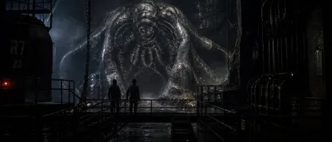Industrial Alien Horror Encounter
