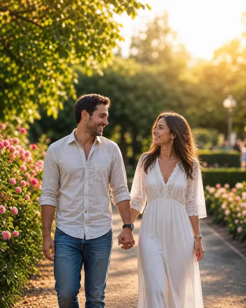 Romantic Couple Park Photography