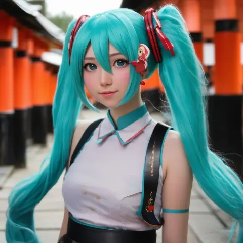 Hatsune Miku in Harmonious Kyoto Light